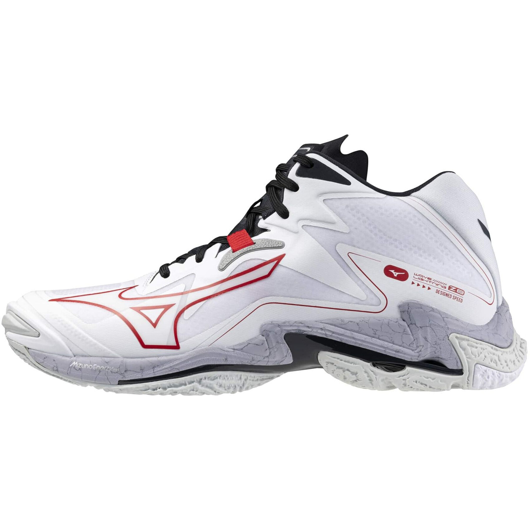 MIZUNO LIGHTNING Z8 MID WHITE SALSA BLACK