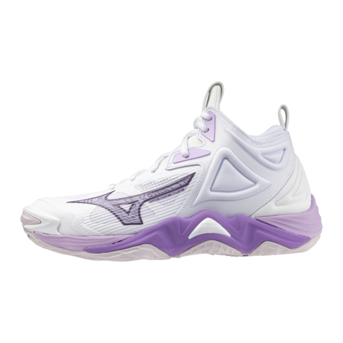 MIZUNO MOMENTUM 3 MID W WHITE PATRICIAN PURPLE