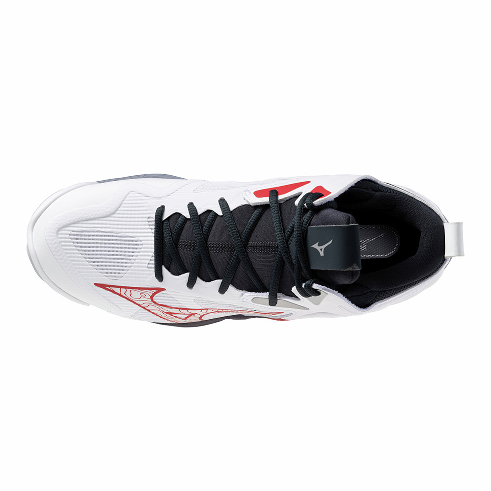MIZUNO MOMENTUM 3 MID WHITE SALSA BLACK