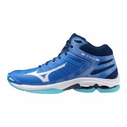 foto MIZUNO VOLTAGE 2 MID PARIS MUGEN BLUE WHITE