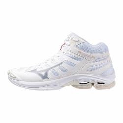 foto MIZUNO VOLTAGE 2 MID W WHITE ALEUTIAN CLOUD PINK