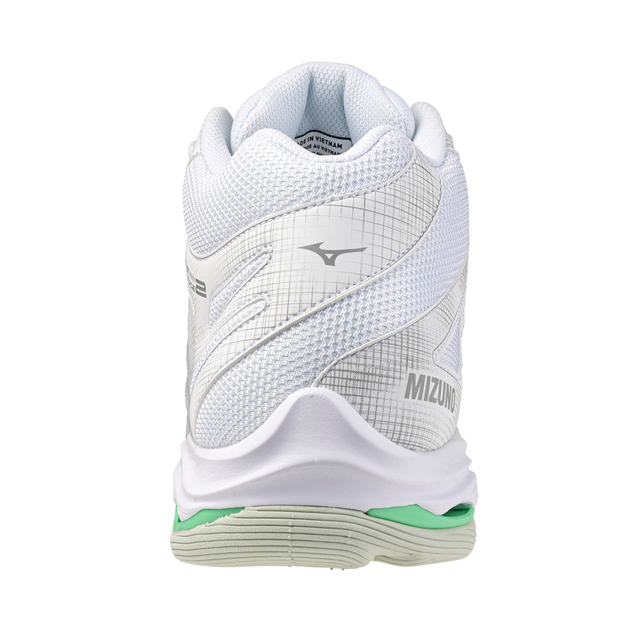 MIZUNO VOLTAGE 2 MID WHITE BLACK FROZEN EMERALD