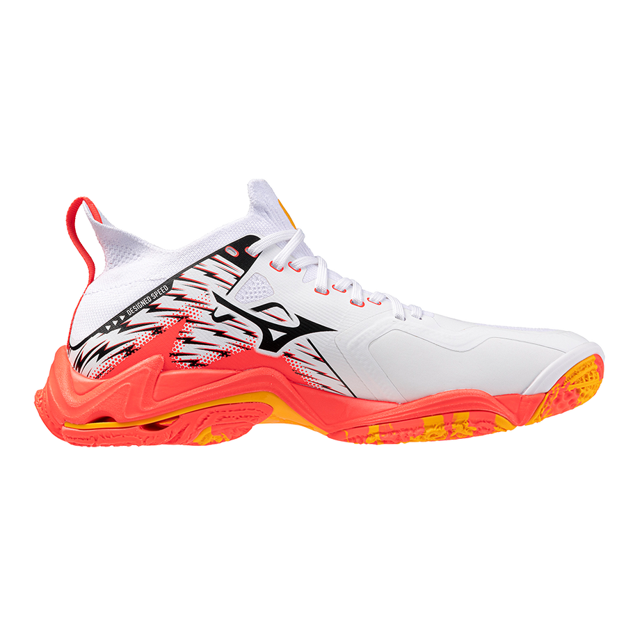 MIZUNO WAVE LIGHTNING NEO WHITE FIERY CORAL2 CITRUS