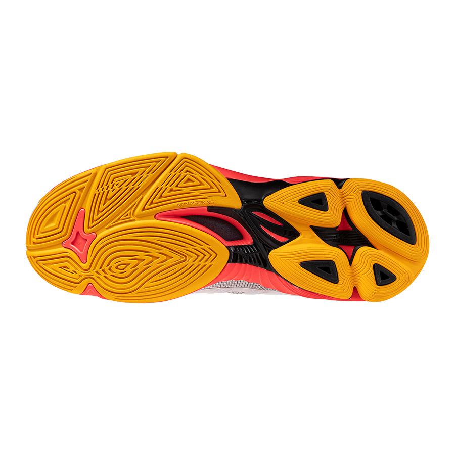 MIZUNO WAVE VOLTAGE  2 MID WHITE FIERY CORAL2 CITRUS