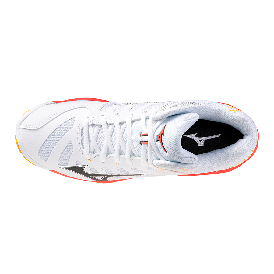 MIZUNO WAVE VOLTAGE  2 MID WHITE FIERY CORAL2 CITRUS