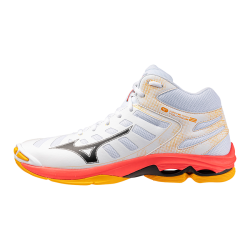 foto MIZUNO  VOLTAGE  2 MID WHITE FIERY CORAL2 CITRUS