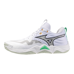 foto MIZUNO WAVE MOMENTUM ELITE WHITE BLACK FROZEN EMERALD