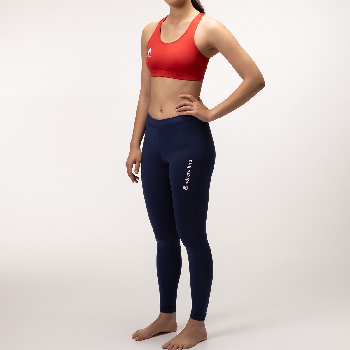 +ADRENALINA PANTALONE TIGHT LUNGO AZUL W