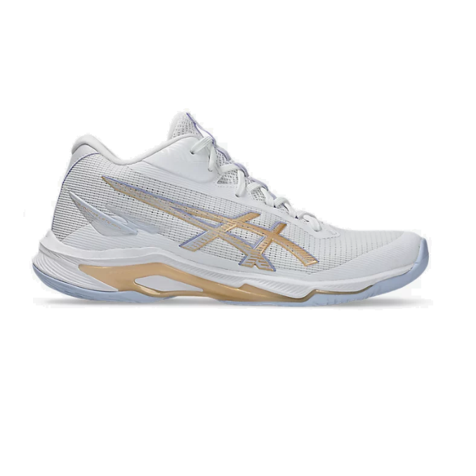 ASICS NETBURNER BALLISTIC FF MT W WHITE CHAMPAGNE