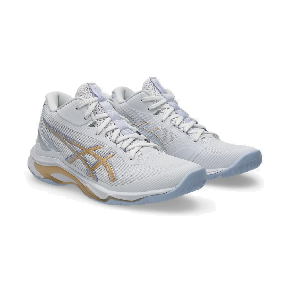 ASICS NETBURNER BALLISTIC FF MT W WHITE CHAMPAGNE