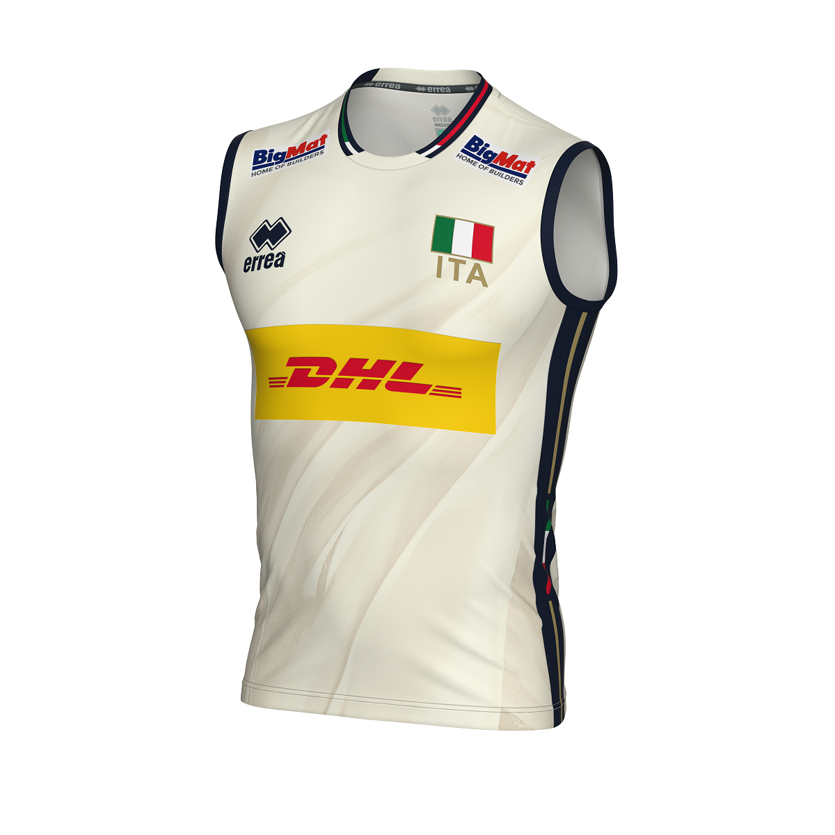 ERREA' MAGLIA NAZIONALE ITALIANA VOLLEY 2^MG GARA UNISEX AVORIO BLU