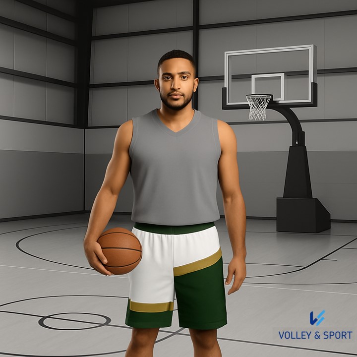 SHORT BASKET IN SUBLIMATICO