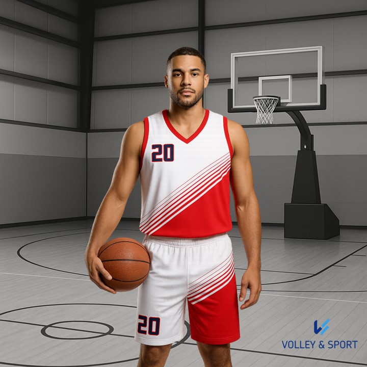 SHORT BASKET IN SUBLIMATICO