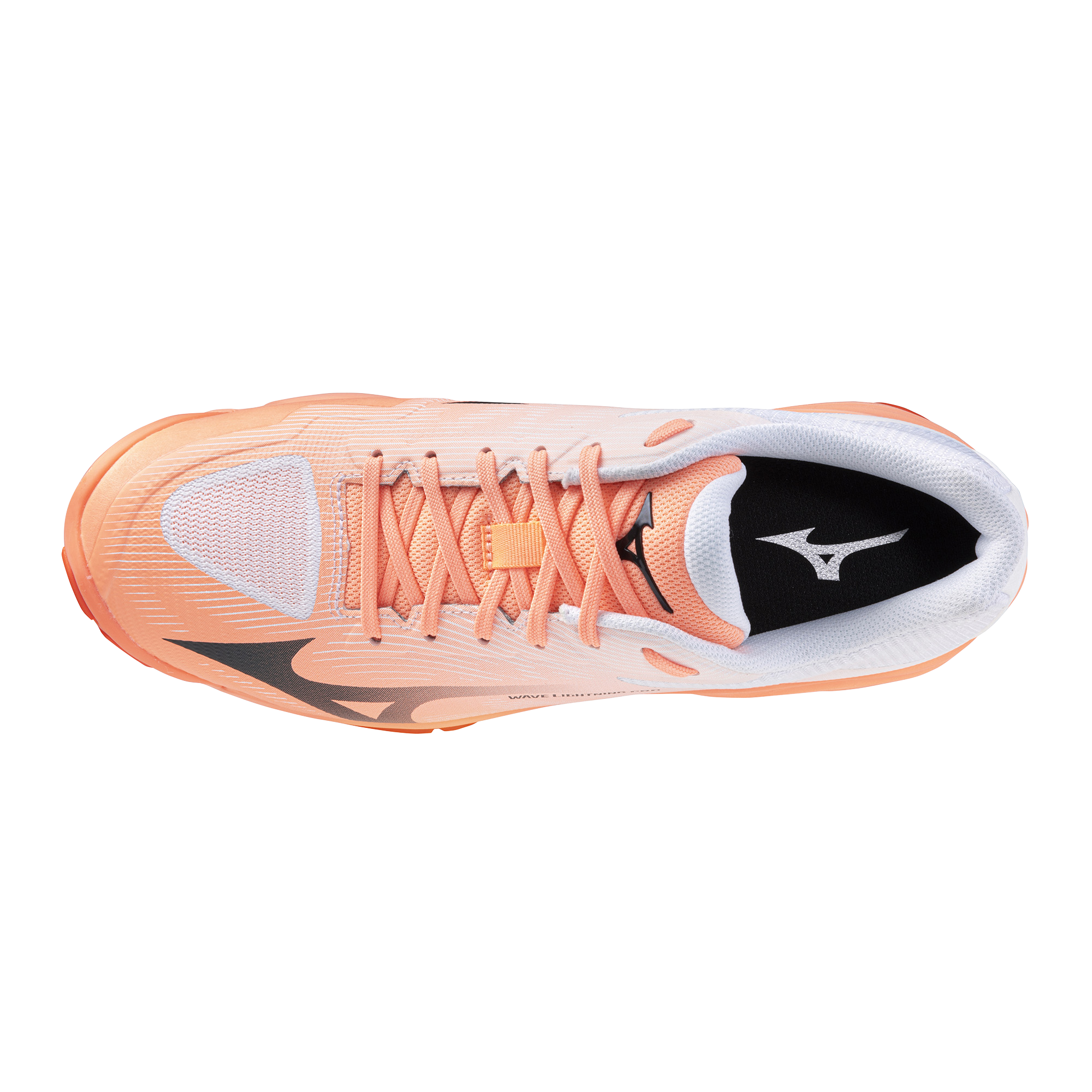 MIZUNO WAVE LIGHTNING PRO FLAMINGO CORAL CARBON WHITE