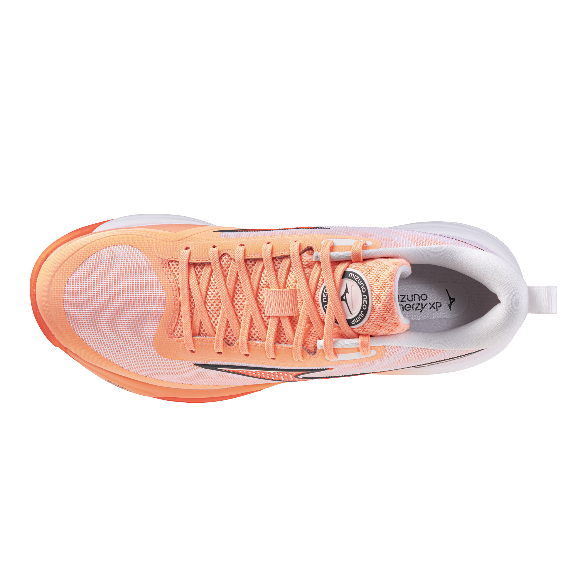 MIZUNO NEO JUMP FLAMINGO CORAL LAVA ORANGE WHI