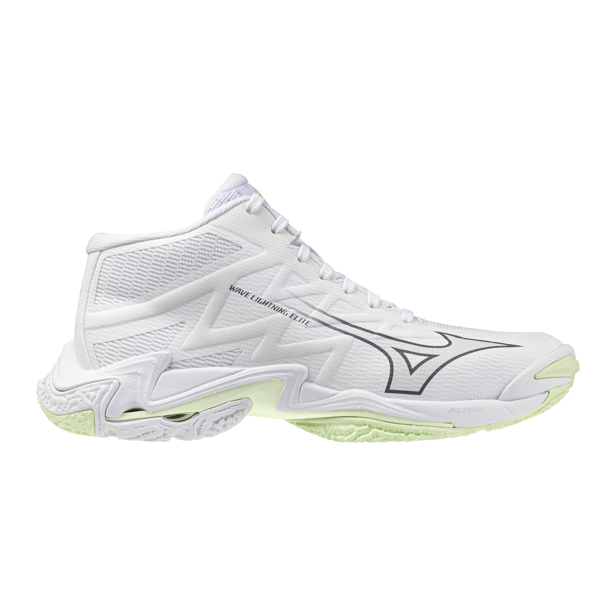 MIZUNO WAVE LIGHTNING ELITE MID W WHITE BALSAM GREEN AMBROSIA