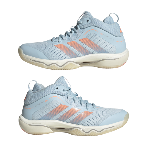 ADIDAS CRAZYFLIGHT 7 MID W CLEAR SKY FROZEN TURBO OFF WHITE